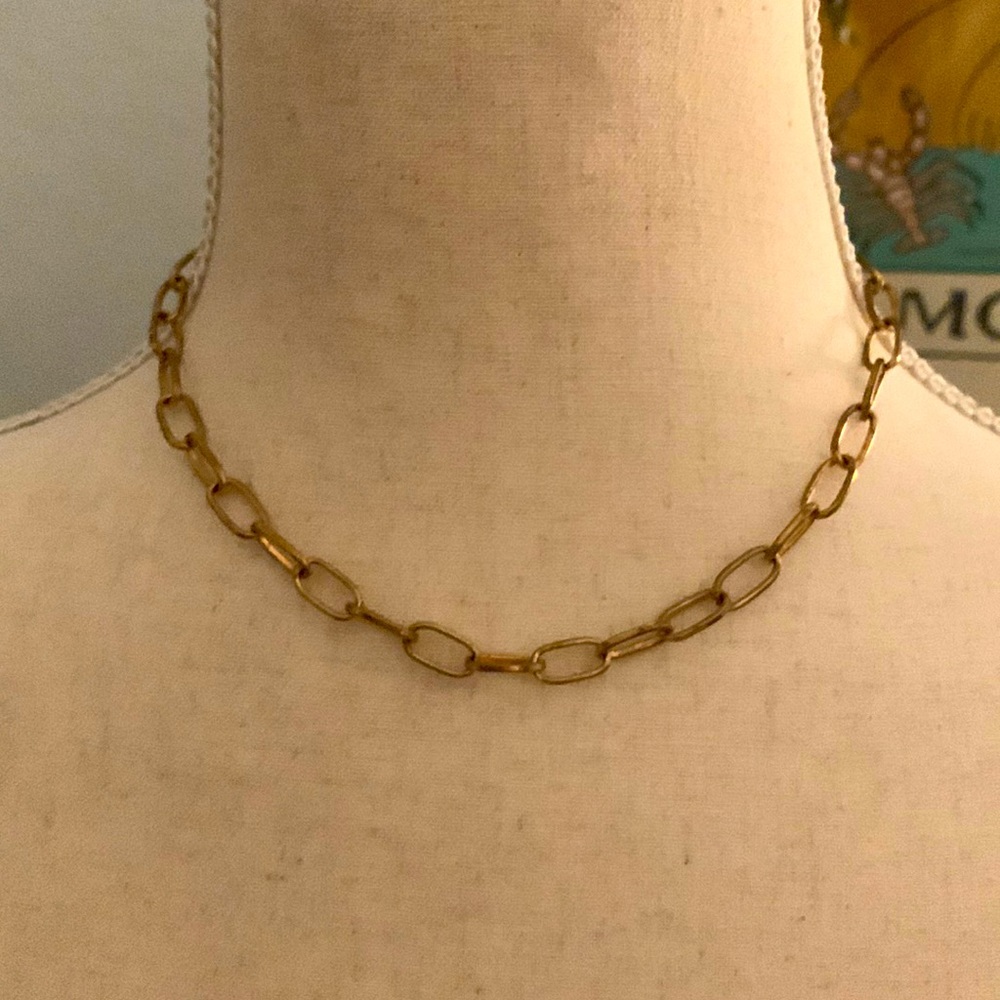 Rustic Gold Necklace